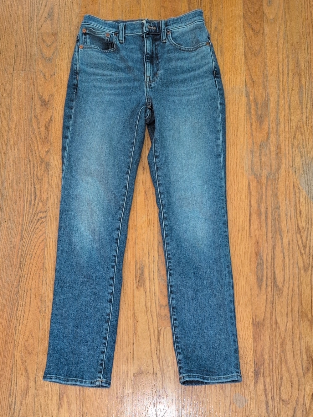 Madewell Women's Medium Blue Straight-Leg Jeans